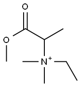 2-Propanaminium,N-ethyl-1-methoxy-N,N-dimethyl-1-oxo-(9CI) 化学構造式