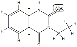 4(1H)-Quinazolinone,3-ethyl-2,3,4a,8a-tetrahydro-2-thioxo-(9CI) 化学構造式