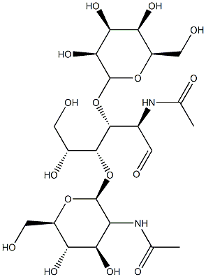 galactosyl beta(1-3)-N-acetylglucosaminyl-beta(1-6)-N-acetylgalactosamine Structure