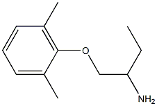 2-Butanamine,1-(2,6-dimethylphenoxy)-(9CI),735205-88-6,结构式