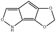 1H-[1,3]Dioxolo[4,5]cyclopent[1,2-c]isoxazole(9CI) 化学構造式