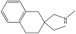 2-Naphthalenemethanamine,2-ethyl-1,2,3,4-tetrahydro-N-methyl-(9CI) 化学構造式
