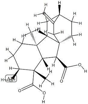 (1S,4bS,9aS)-Dodecahydro-2β-hydroxy-1,4aα-dimethyl-7-methylene-6α,8aα-ethano-8aH-fluorene-1,9β-dicarboxylic acid|