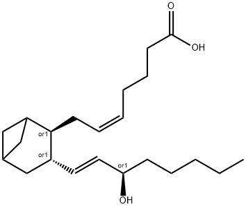 thromboxane A2, carbocyclic 结构式