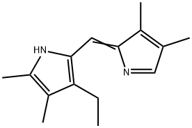 1H-Pyrrole,2-[(3,4-dimethyl-2H-pyrrol-2-ylidene)methyl]-3-ethyl-4,5-dimethyl-(9CI) Structure