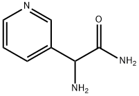 2-氨基-2-(吡啶-3-基)乙酰胺 结构式