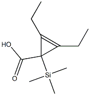 2-Cyclopropene-1-carboxylicacid,2,3-diethyl-1-(trimethylsilyl)-(9CI) Structure