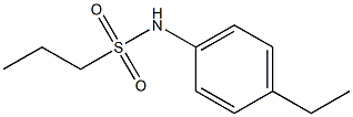 1-Propanesulfonamide,N-(4-ethylphenyl)-(9CI) 结构式