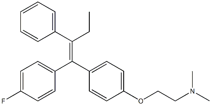 4-fluorotamoxifen,73617-96-6,结构式