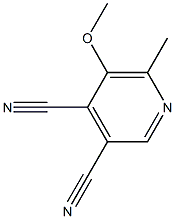 Cinchomerononitrile, 5-methoxy-6-methyl- (4CI) Structure
