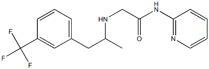 2-(α-Methyl-m-trifluoromethylphenethylamino)-N-(2-pyridinyl)acetamide|