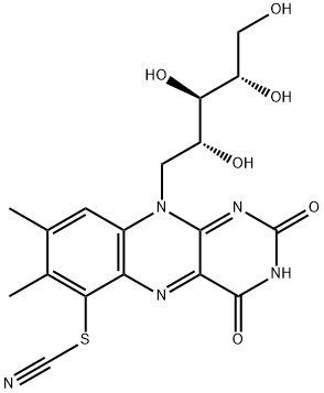 6-thiocyanatoriboflavin Struktur