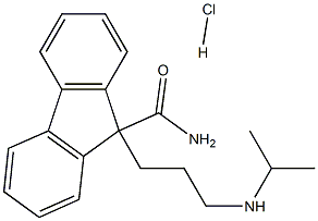インデカイニド塩酸塩 化学構造式