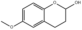 2H-1-Benzopyran-2-ol,3,4-dihydro-6-methoxy-(9CI) 结构式