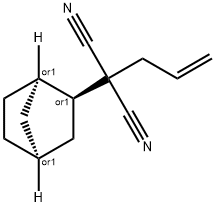 Propanedinitrile, (1R,2S,4S)-bicyclo[2.2.1]hept-2-yl-2-propenyl-, rel- (9CI) Structure