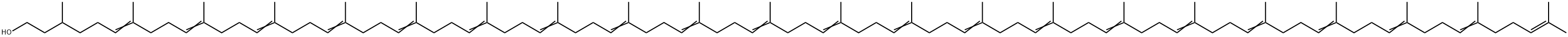 3,7,11,15,19,23,27,31,35,39,43,47,51,55,59,63,67,71,75,79,83,87-Docosamethyl-6,10,14,18,22,26,30,34,38,42,46,50,54,58,62,66,70,74,78,82,86-octaoctacontahenicosen-1-ol,73742-38-8,结构式