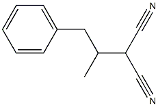 2-(α-Methylphenethyl)malononitrile 结构式