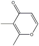 4H-Pyran-4-one,2,3-dimethyl-(9CI),73761-48-5,结构式