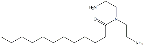 N-(2-aminoethyl)lauramide, N-(2-aminoethyl) derivative Structure