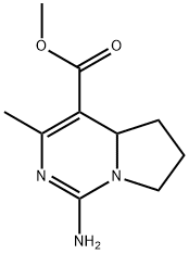 Pyrrolo[1,2-c]pyrimidine-4-carboxylic acid, 1-amino-4a,5,6,7-tetrahydro-3- Structure