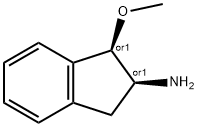 1H-Inden-2-amine,2,3-dihydro-1-methoxy-,(1R,2S)-rel-(9CI) 结构式