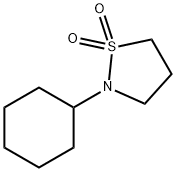 2-Cyclohexylisothiazolidine 1,1-dioxide Structure