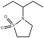 2-(1-Ethylpropyl)isothiazolidine 1,1-dioxide 结构式