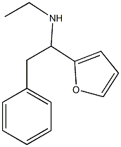 α-Benzyl-N-ethylfuran-2-methanamine 结构式