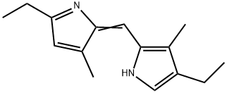 1H-Pyrrole,4-ethyl-2-[(5-ethyl-3-methyl-2H-pyrrol-2-ylidene)methyl]-3-methyl-(9CI) Structure