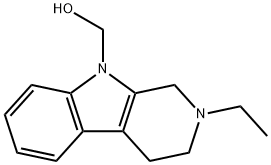 9H-Pyrido[3,4-b]indole-9-methanol,2-ethyl-1,2,3,4-tetrahydro-(9CI) 结构式