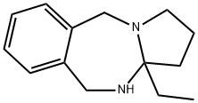 1H-Pyrrolo[1,2-b][2,4]benzodiazepine,3a-ethyl-2,3,3a,4,5,10-hexahydro-(9CI) Structure