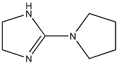 1H-Imidazole,4,5-dihydro-2-(1-pyrrolidinyl)-(9CI) Struktur