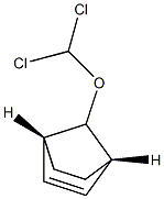 Bicyclo[2.2.1]hept-2-ene, 7-(dichloromethoxy)-, (7-anti)- (9CI) Structure