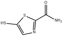 2-Thiazolecarboxamide,5-mercapto-(9CI) Struktur