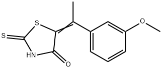5-(3-Methoxy-α-methylbenzylidene)-2-thioxothiazolidin-4-one|