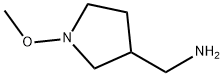 3-Pyrrolidinemethanamine,N-methoxy-(9CI) 结构式