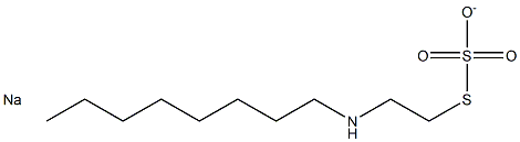 Thiosulfuric acid O-sodium S-[2-(octylamino)ethyl] ester salt,73986-96-6,结构式