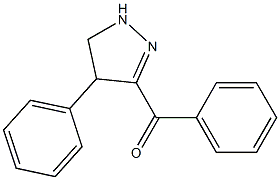 phenyl(4-phenyl-4,5-dihydro-1H-pyrazol-3-yl)methanone Structure