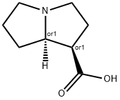 1H-Pyrrolizine-1-carboxylicacid,hexahydro-,(1R,7aR)-rel-(9CI) Struktur