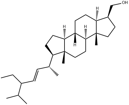 (22E,24ξ)-24-Ethyl-3β-hydroxymethyl-A-nor-5α-cholest-22-ene Structure