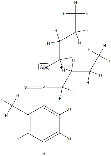 butyl-butylsulfanyl-(2-methylphenyl)-sulfanylidene-phosphorane,74039-77-3,结构式