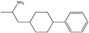 α-Methyl-4α-phenylcyclohexane-1β-ethanamine 结构式