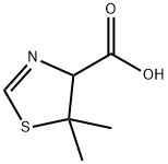 4-Thiazolecarboxylicacid,4,5-dihydro-5,5-dimethyl-(9CI),740742-98-7,结构式