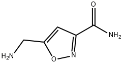 5-(氨基甲基)-1,2-噁唑-3-甲酰胺, 740783-92-0, 结构式
