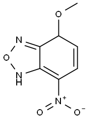 2,1,3-Benzoxadiazole,1,4-dihydro-4-methoxy-7-nitro-(9CI),741198-45-8,结构式