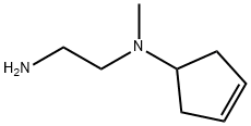 1,2-Ethanediamine,N-3-cyclopenten-1-yl-N-methyl-(9CI) 化学構造式