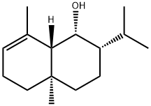 (1R)-1,2,3,4,4a,5,6,8aβ-Octahydro-4aα,8-dimethyl-2α-isopropylnaphthalen-1-ol Struktur