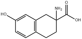 2-Naphthalenecarboxylicacid,2-amino-1,2,3,4-tetrahydro-7-hydroxy-(9CI) Structure