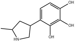 1,2,3-Benzenetriol,4-(5-methyl-3-pyrrolidinyl)-(9CI) Structure