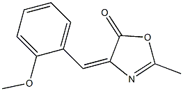 5(4H)-Oxazolone, 4-[(2-Methoxyphenyl)Methylene]-2-Methyl-,74169-01-0,结构式